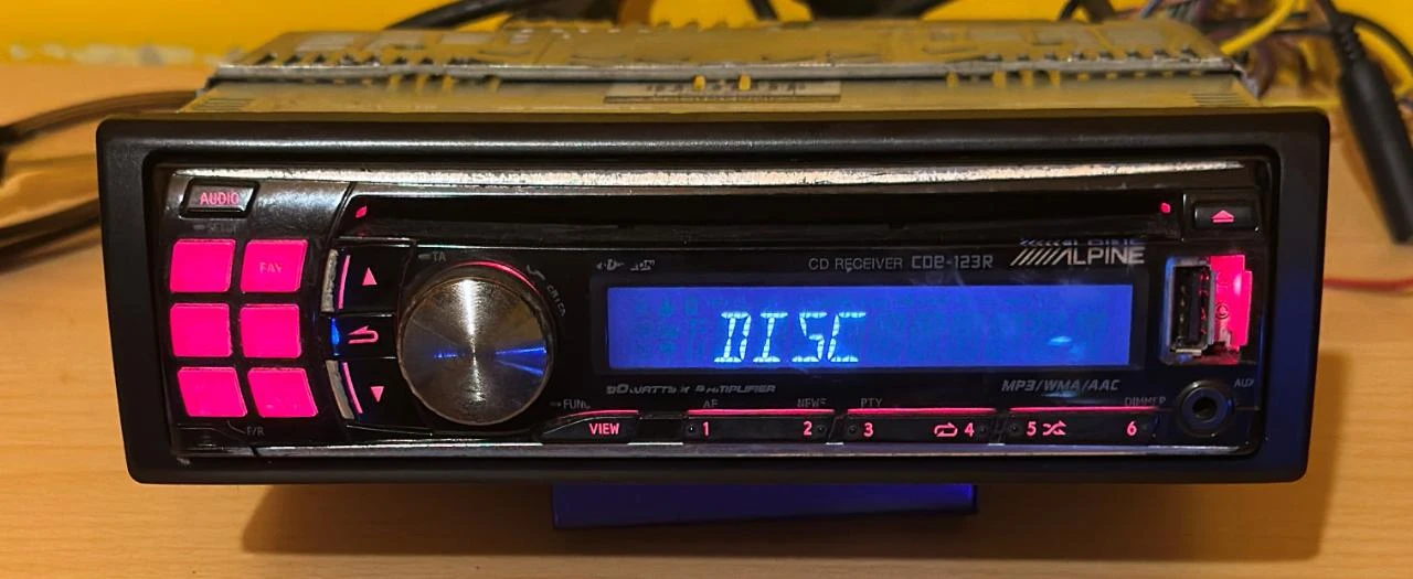 Autorradio Alpine CDE-123R 1-DIN – photo 5